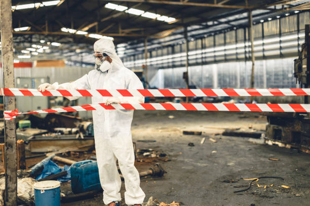 Professional Hoarding Cleanup technician working in Marshall, VA